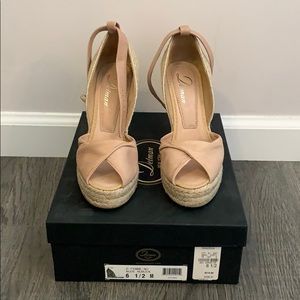 Delman nude platform Espadrilles